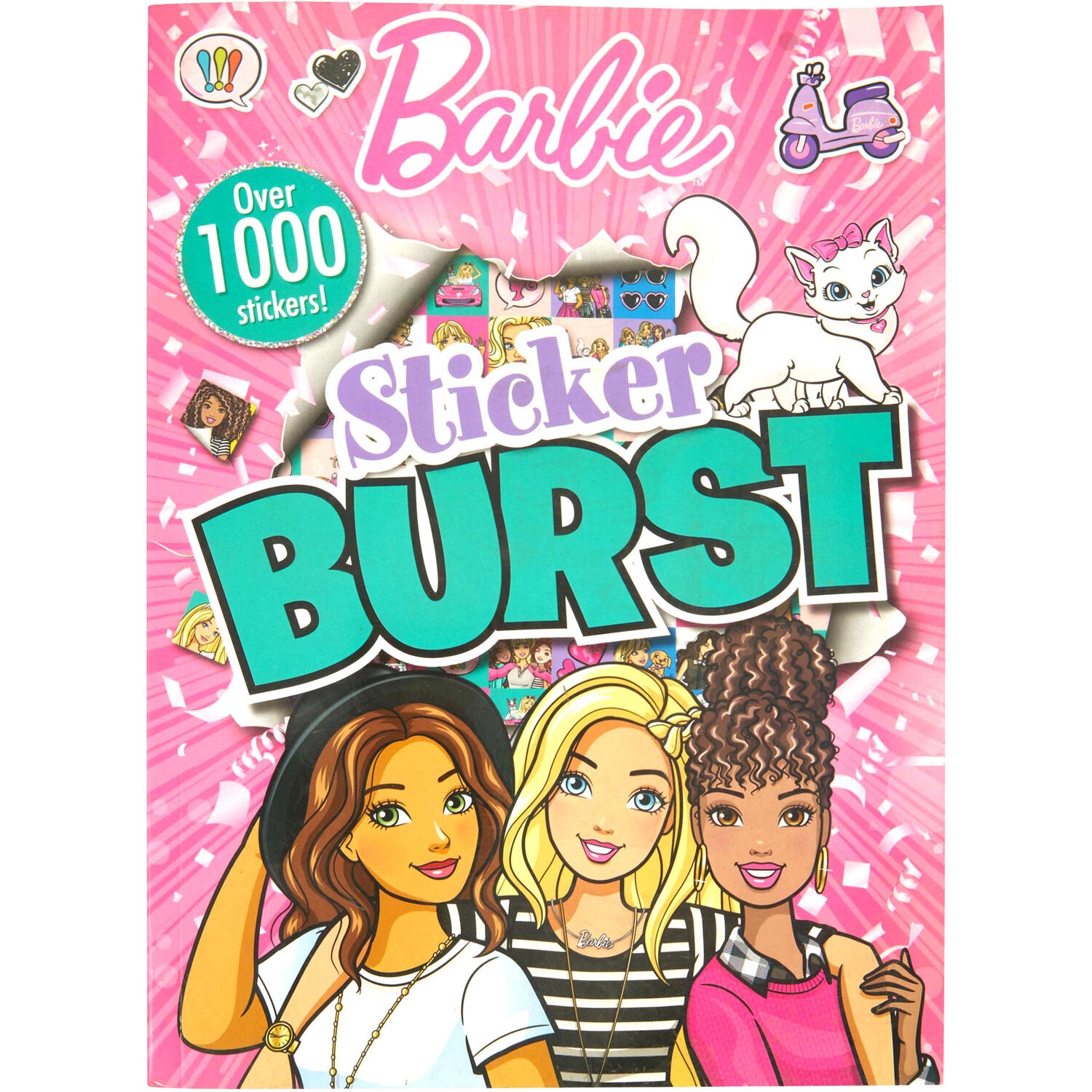 Barbie 1000 stickers book sale