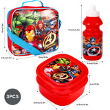 Marvel Avengers 'Strike' 3 piece Insulated School Lunch Bag Set