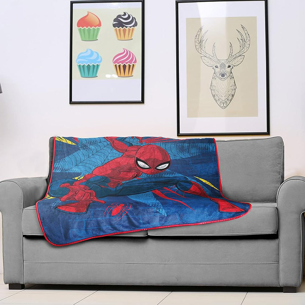 Marvel Spider-Man Silk Touch Plush Throw