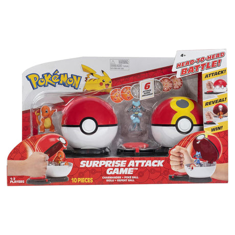 Pokémon Surprise Attack Poke Ball Game - Charmander & Riolu