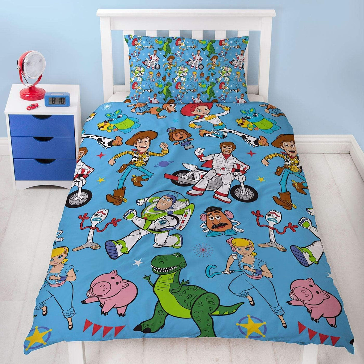 Toy Story 4 Reversible Single Duvet & Pillowcase Set