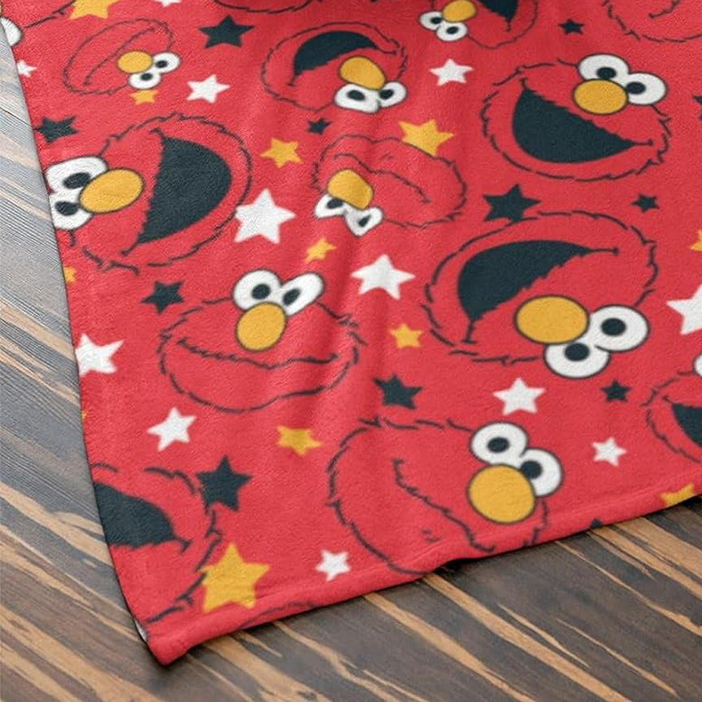 Sesame Street Elmo Soft Kids Fleece Blanket