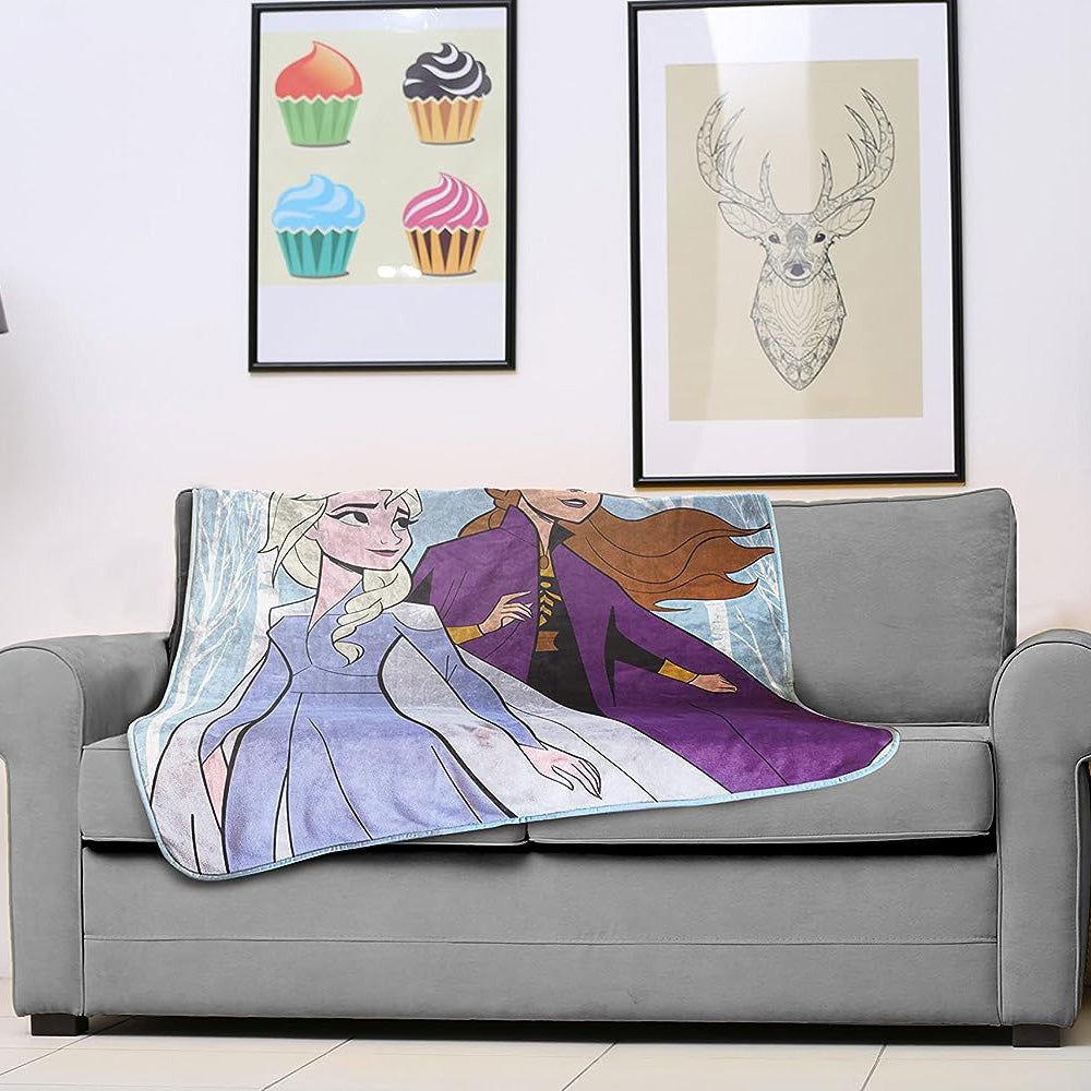 Disney Frozen Silk Touch Plush Throw