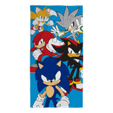 Sonic The Hedgehog Stars Design Soft Kids Towel