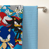 Sonic The Hedgehog Stars Design Soft Kids Towel