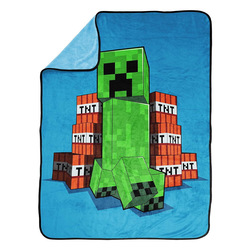 Minecraft TNT Silk Touch Plush Throw