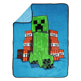 Minecraft TNT Silk Touch Plush Throw