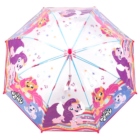 My Little Pony Kids Transparent Dome Travel Umbrella 72cm