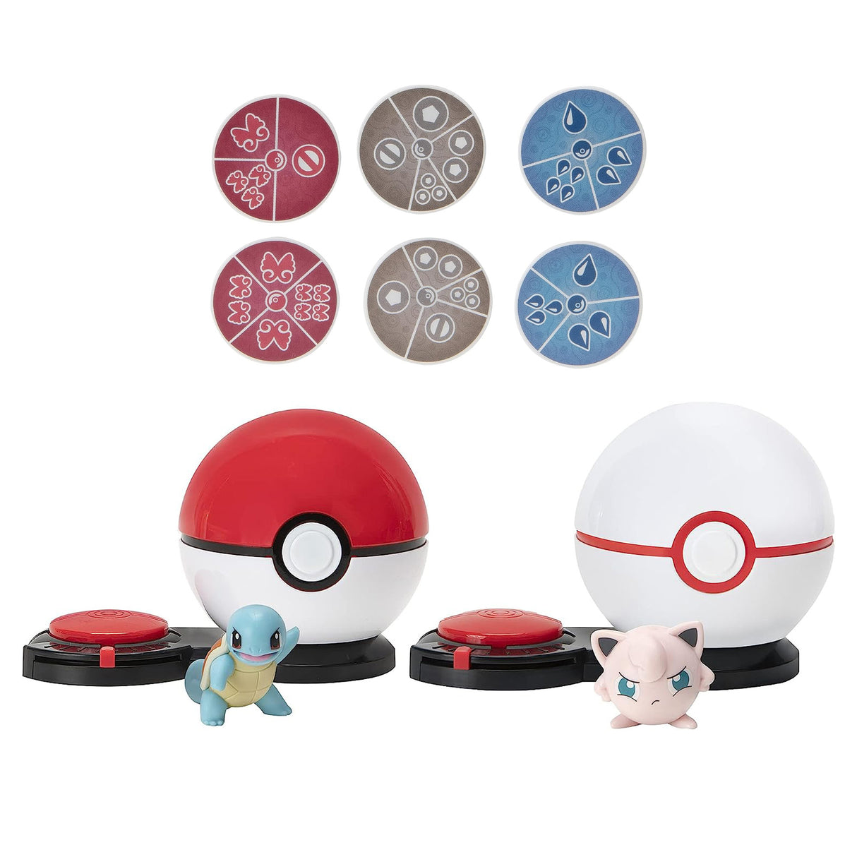 Pokemon Surprise Attack Poke Ball Game - Jigglypuff & Squirtle