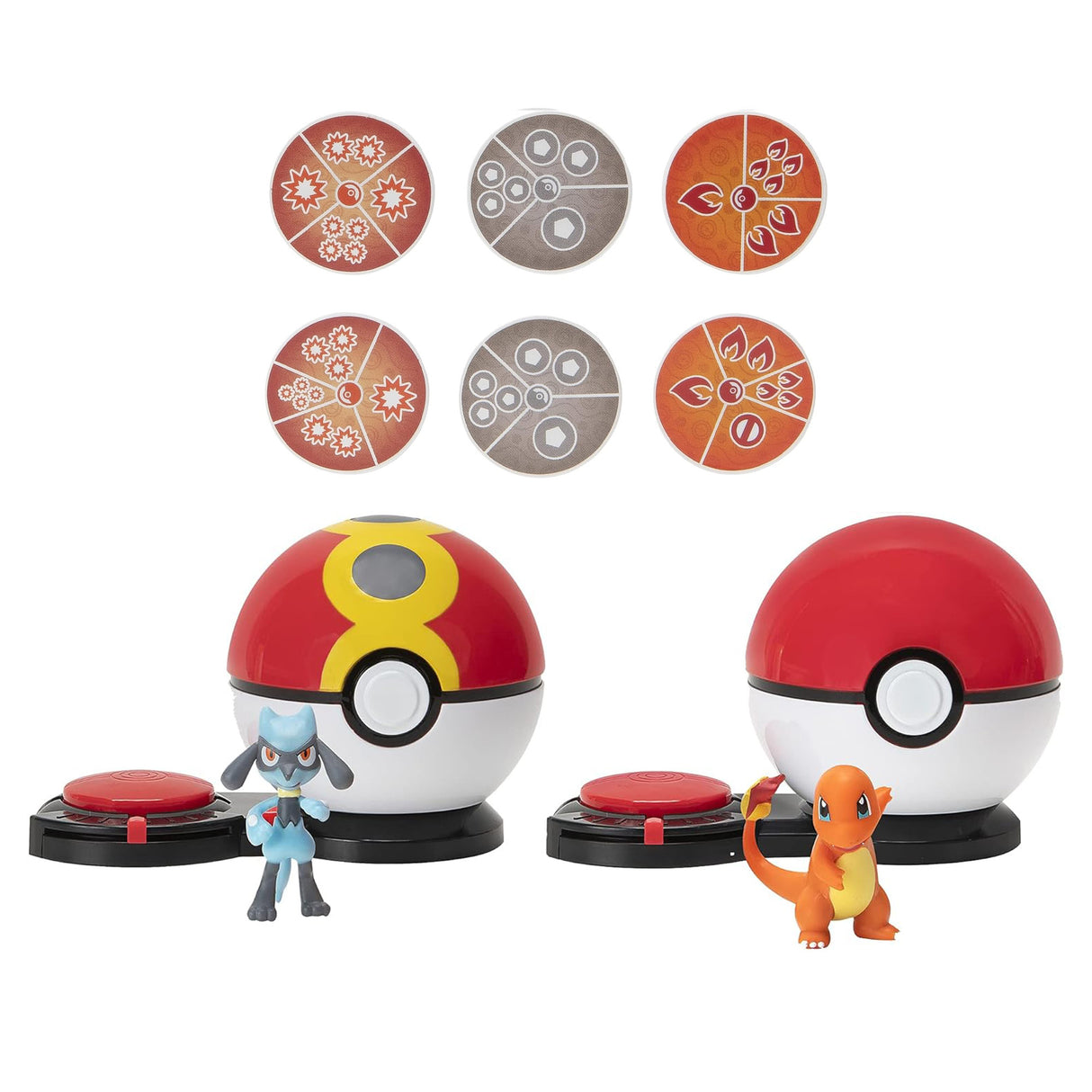 Pokémon Surprise Attack Poke Ball Game - Charmander & Riolu