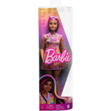 Barbie Fashionistas Doll #207 with Pink-Streaked Hair and Heart Dress