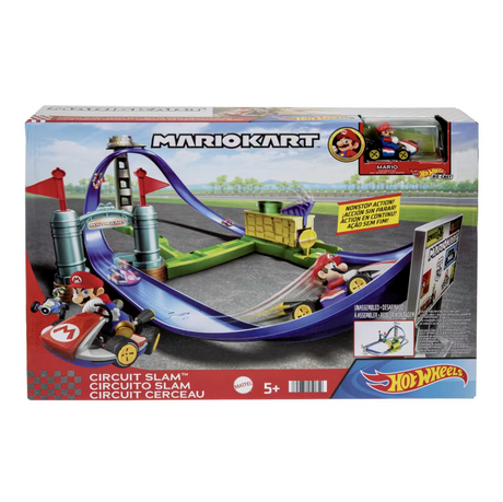 Hot Wheels - MarioKart Circuit Slam Track Playset