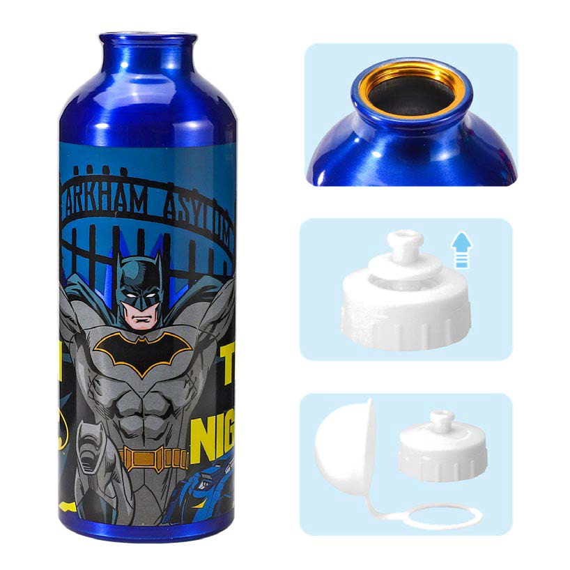 Batman Kids Aluminium Sports Cap Bottle 500ml