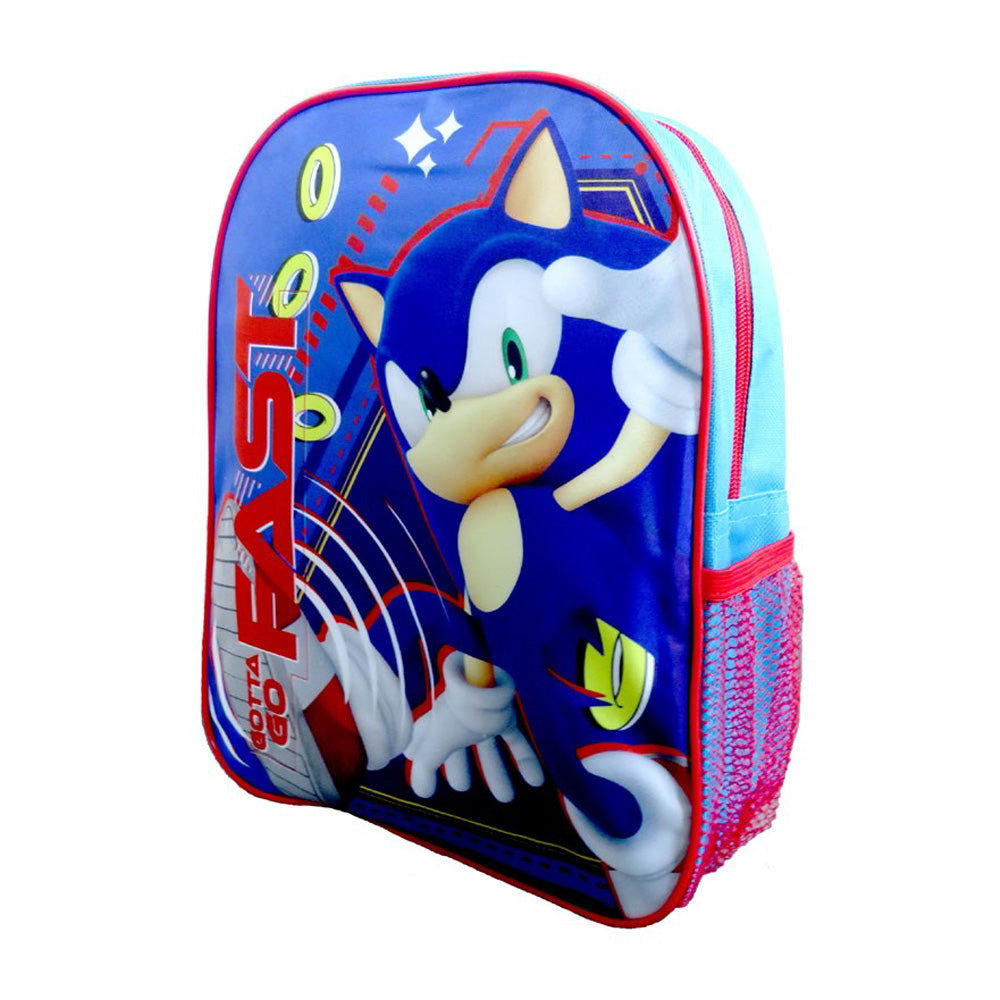 Sonic The Hedgehog Fabric Kids Preschool Backpack