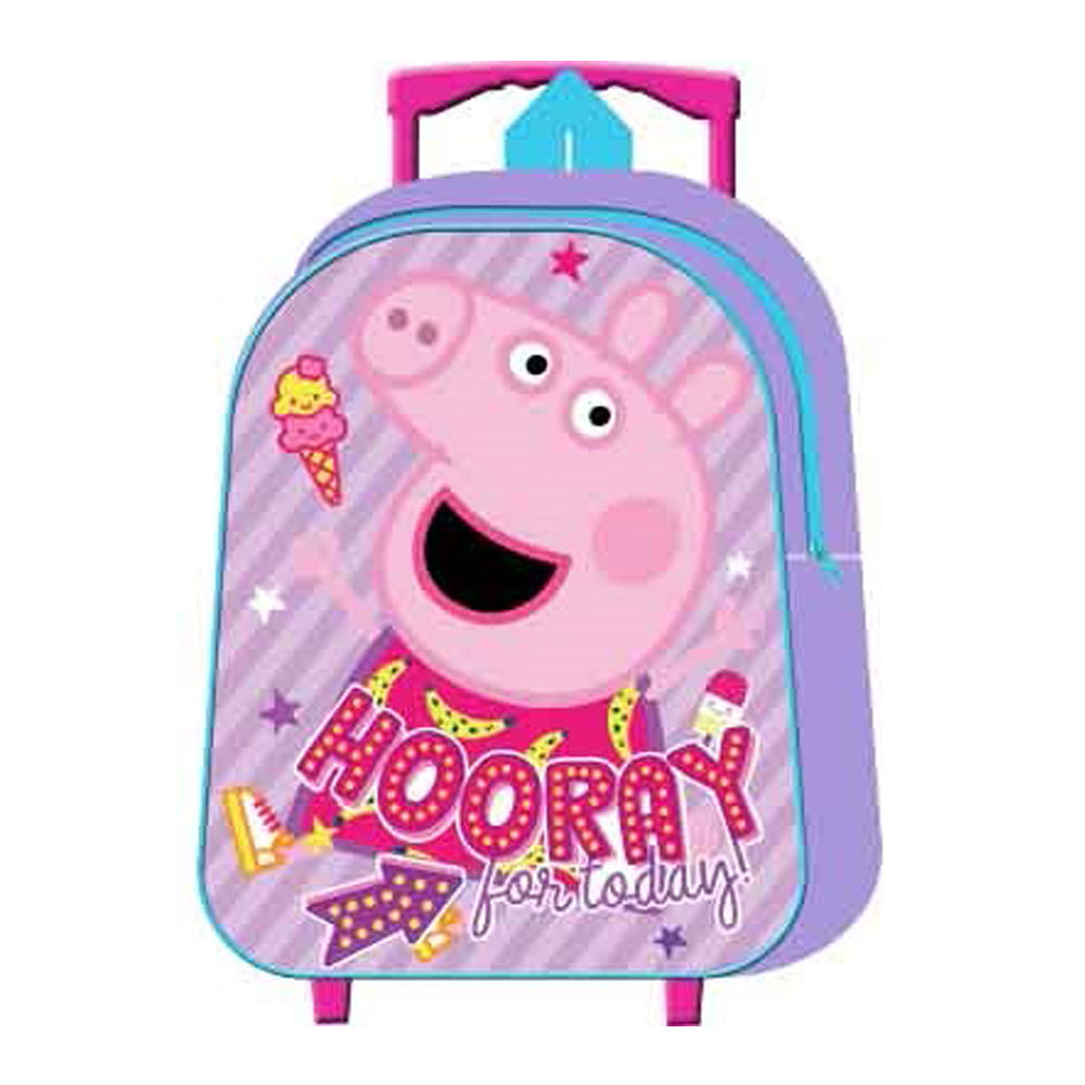 Peppa Pig Kids Travel Trolley Bag