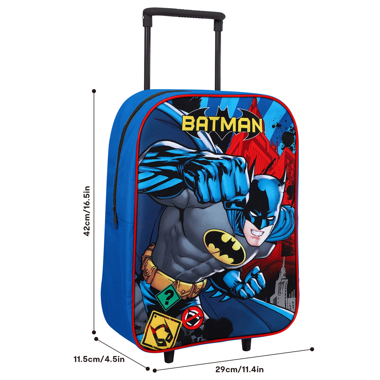 Batman Kids Travel Trolley Bag