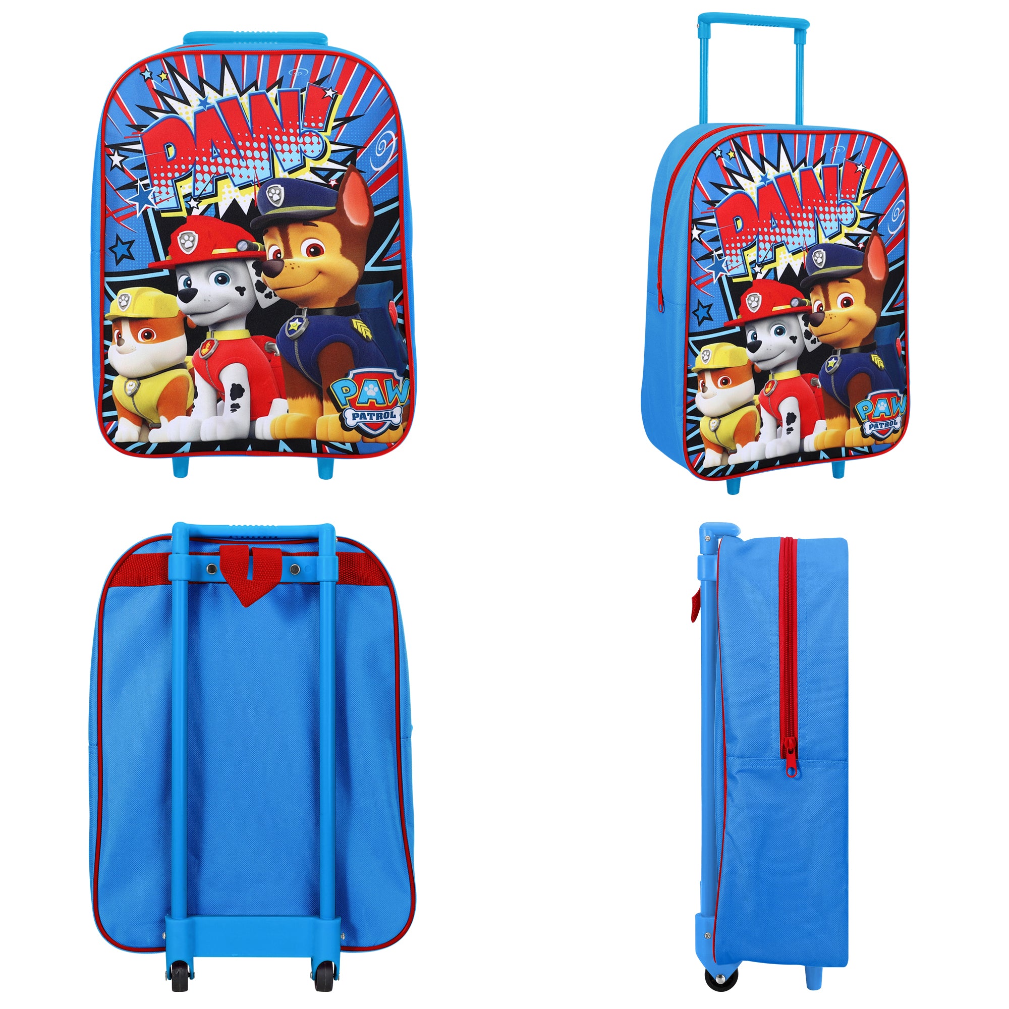 PAW Patrol Kids Travel Trolley Bag Character Stop