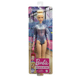 Barbie Rhythmic Gymnast Doll with Shimmery Leotard, Baton & Ribbon