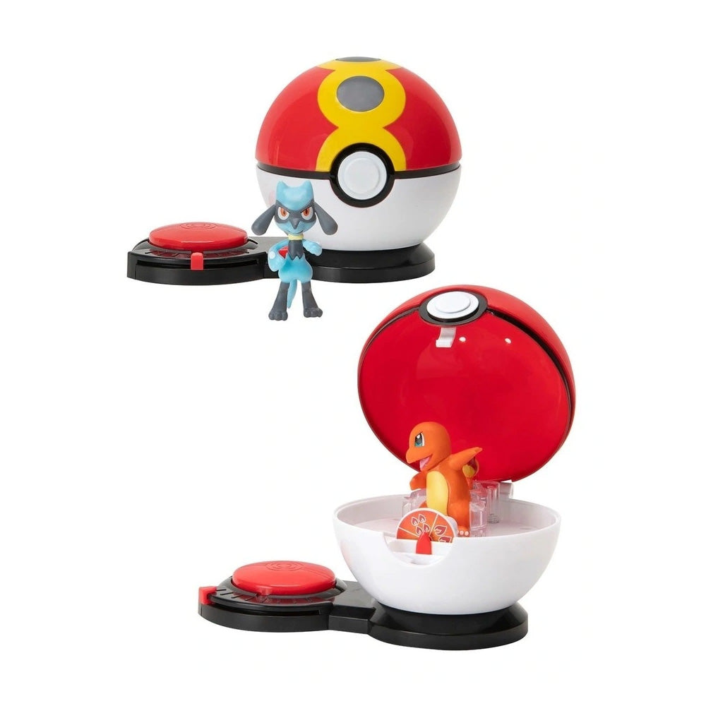 Pokémon Surprise Attack Poke Ball Game - Charmander & Riolu