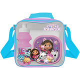 Gabby's Dollhouse 3 piece Insulated School Lunch Bag Set