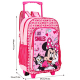 Disney Minnie Mouse Kids Deluxe Travel Trolley Backpack