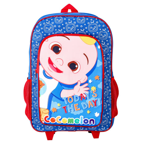 CoComelon Kids Deluxe Travel Trolley Backpack