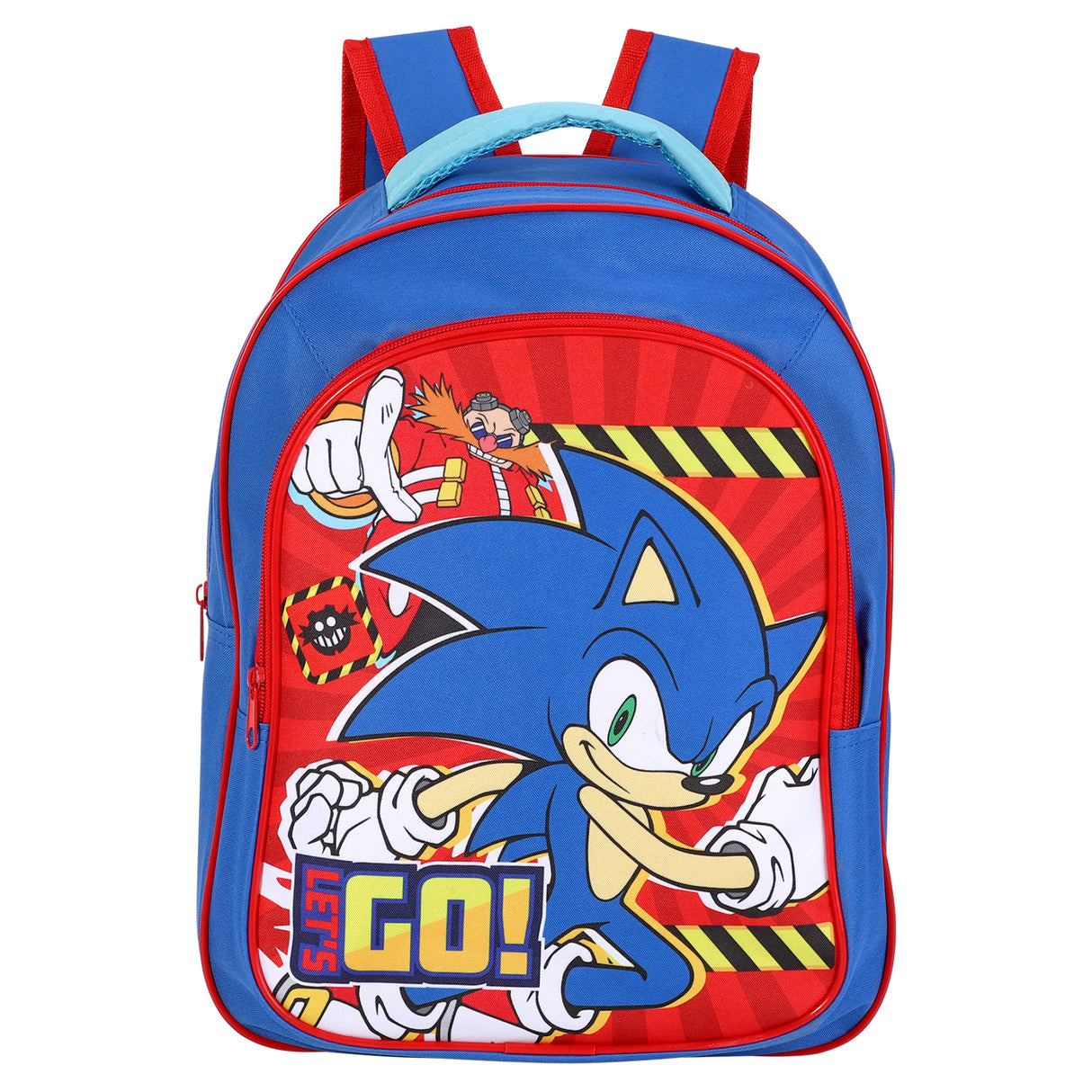 Sonic The Hedgehog Kids Premium 36cm Fabric School Backpack