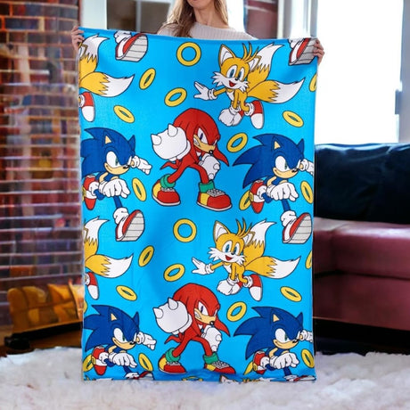 Sonic The Hedgehog 'Speed' Soft Kids Fleece Blanket