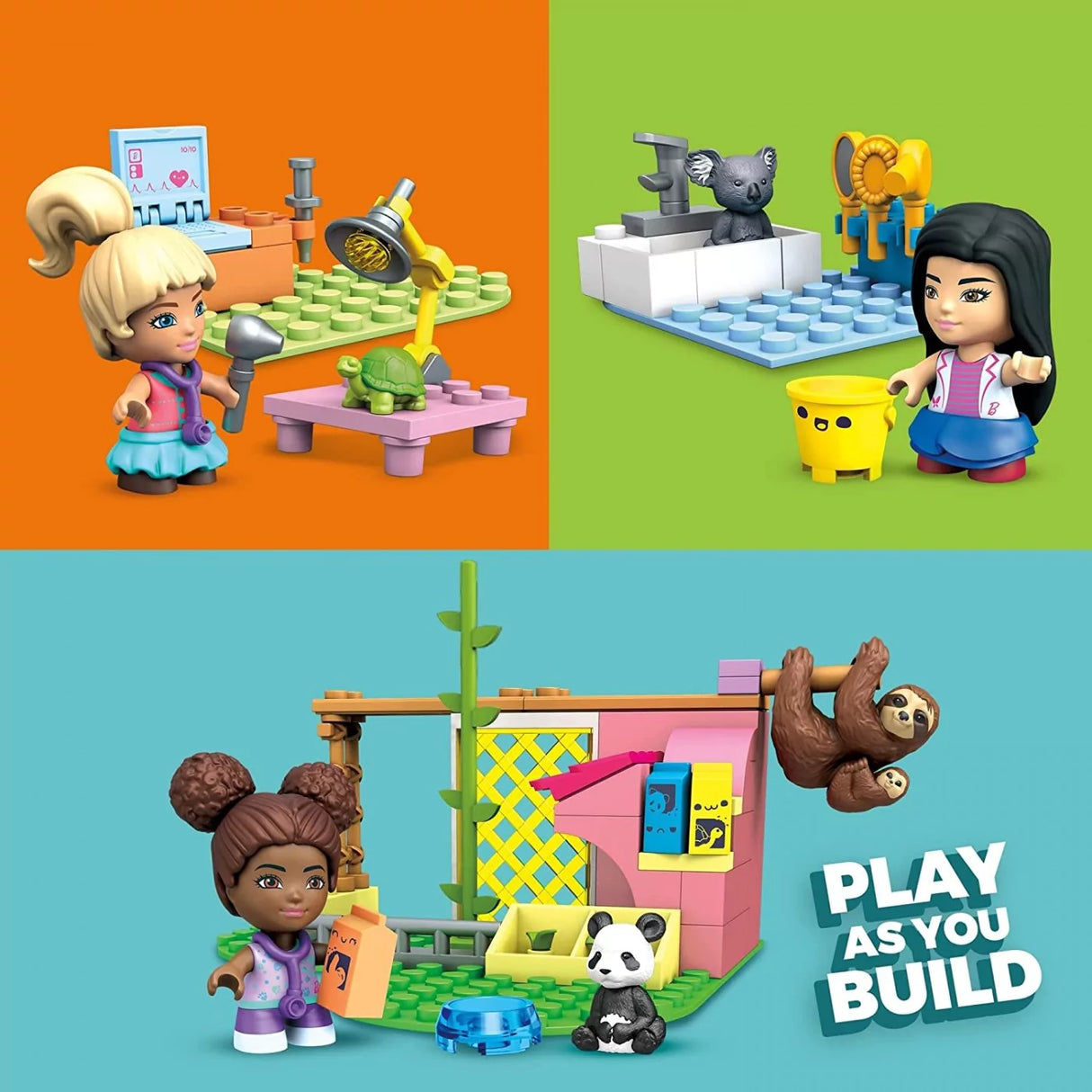 Barbie Mega Construx - Animal Grooming Station Building Sets