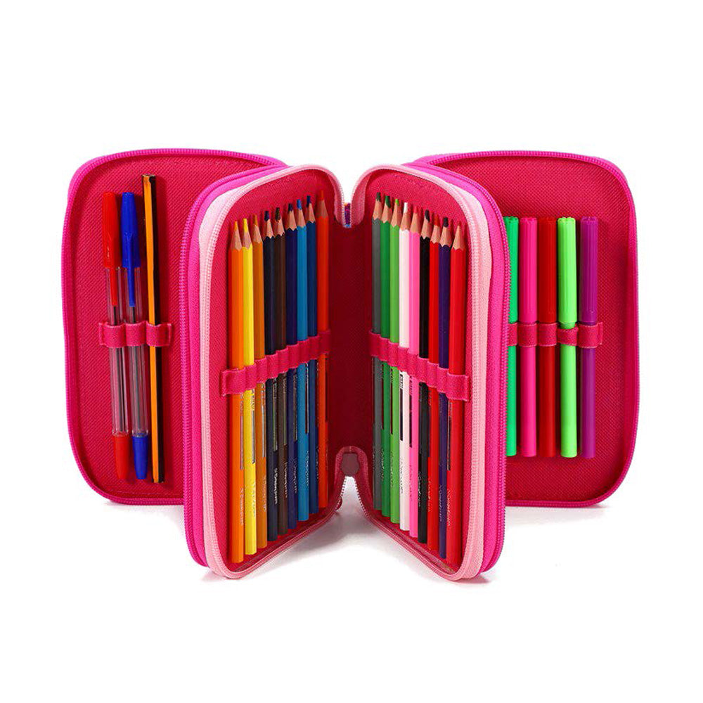 Barbie 3 Tier Pencil Case and Stationery Set