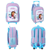 Gabby's Dollhouse Kids Deluxe Travel Trolley Backpack