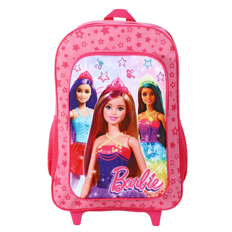 Barbie Kids Deluxe Travel Trolley Backpack