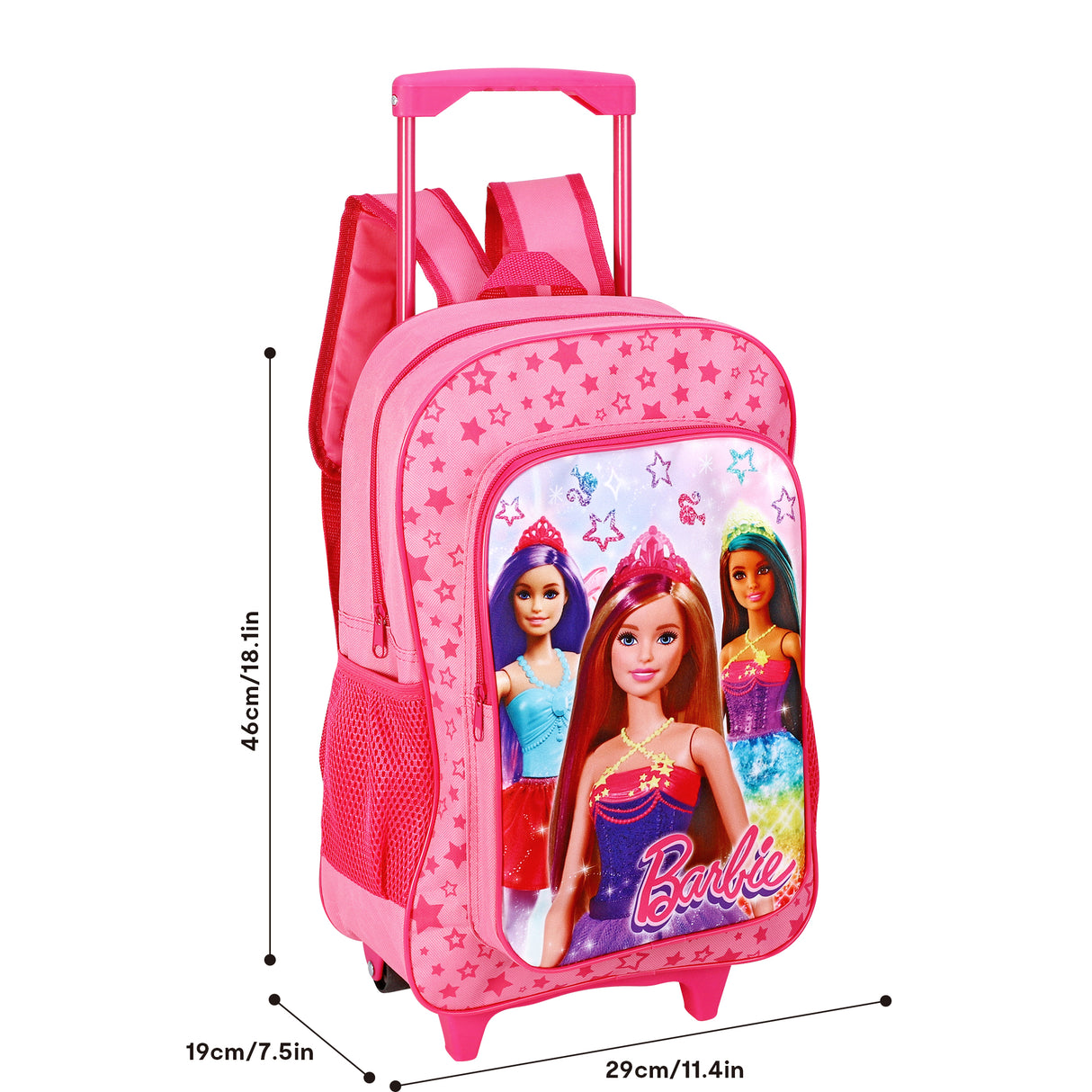 Barbie Kids Deluxe Travel Trolley Backpack