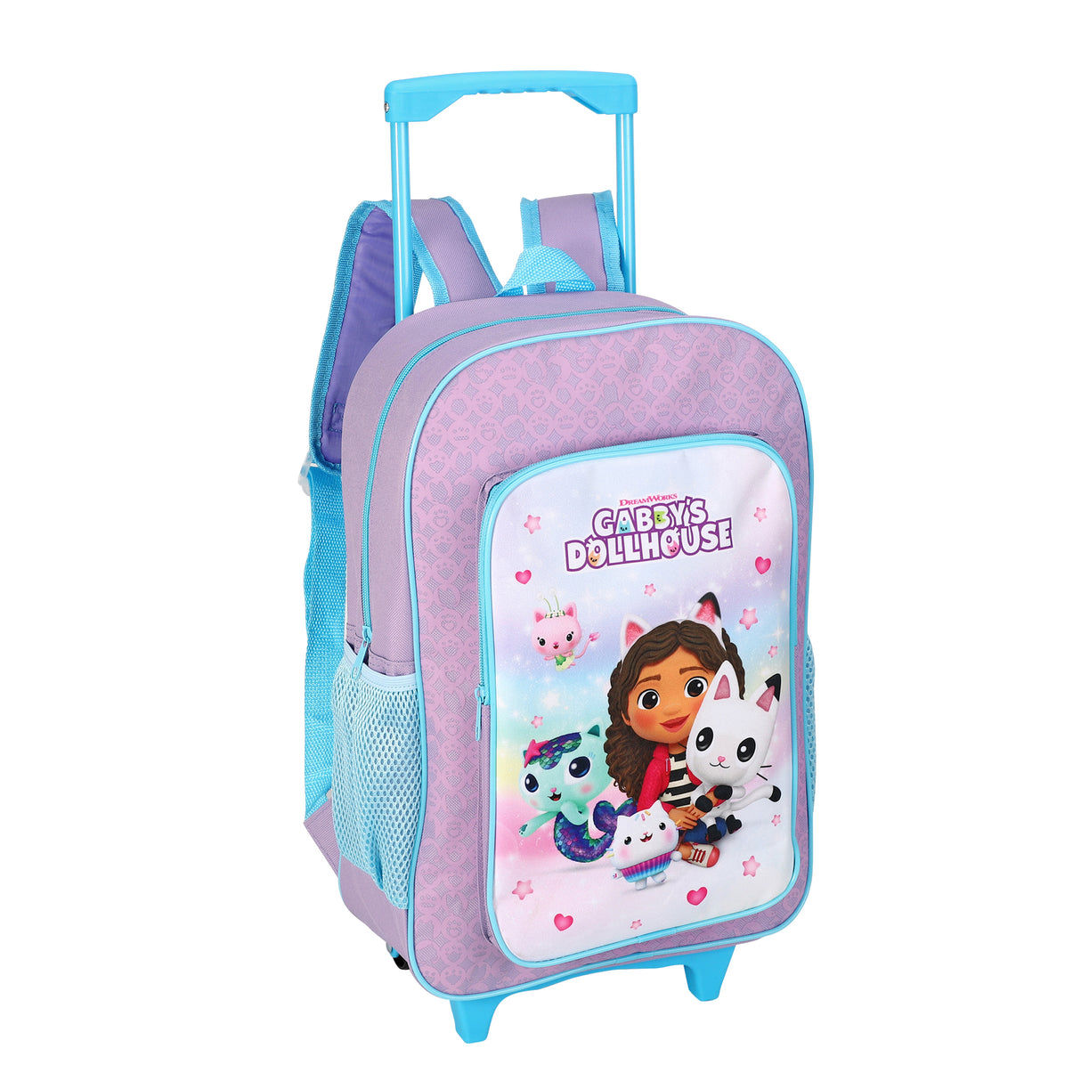 Gabby's Dollhouse Kids Deluxe Travel Trolley Backpack