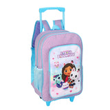 Gabby's Dollhouse Kids Deluxe Travel Trolley Backpack