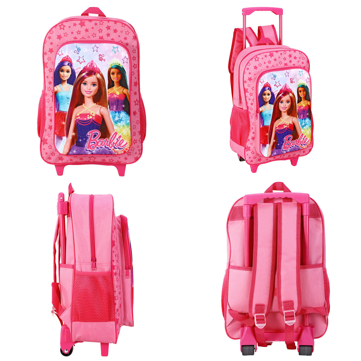 Barbie Kids Deluxe Travel Trolley Backpack