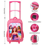 Barbie Kids Deluxe Travel Trolley Backpack