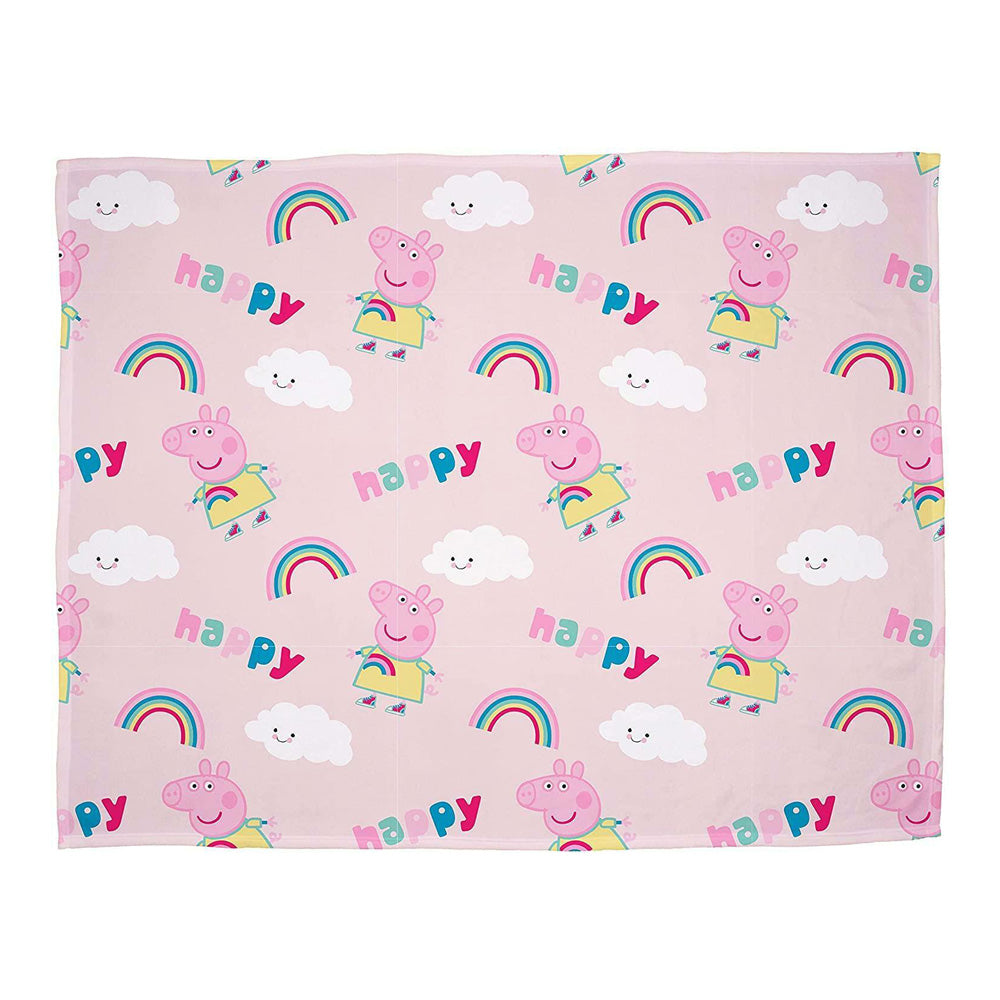 Peppa Pig 'Storm' Super Soft Kids Fleece Blanket