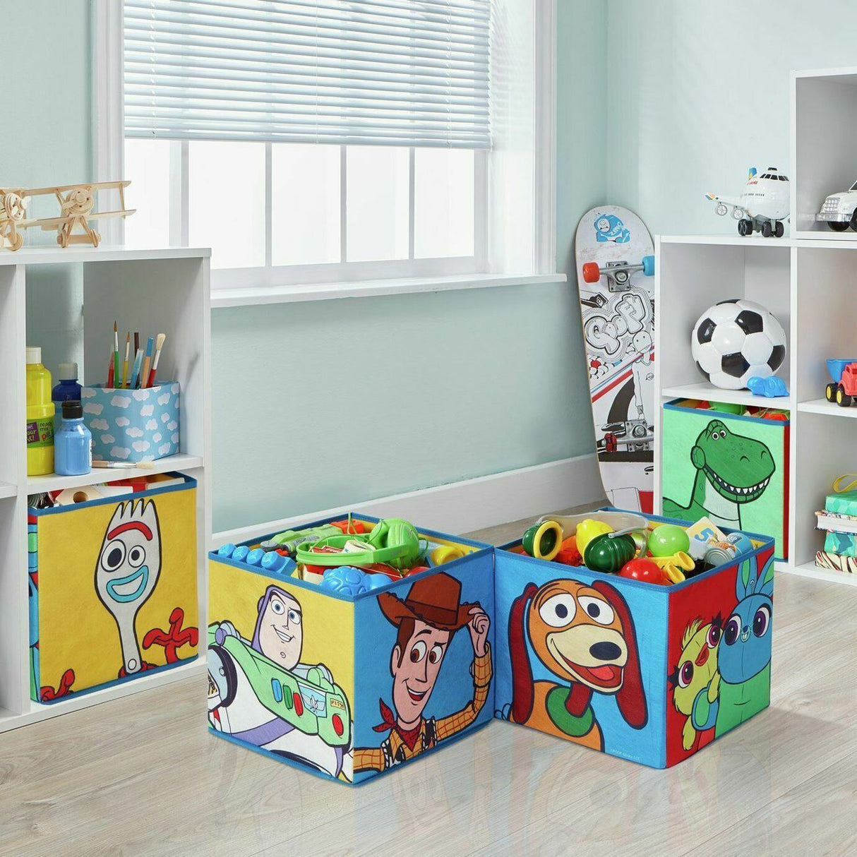 Toy Story 4 Foldable Cube Storage Boxes - 4 Pack