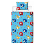 Sonic The Hedgehog 'Speed' Reversible Single Duvet & Pillowcase Set