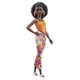 Barbie Fashionistas Doll #198 with Curly Black Hair and Petite Body