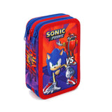 Sonic Prime 3 Tier Pencil Case and Stationery Set