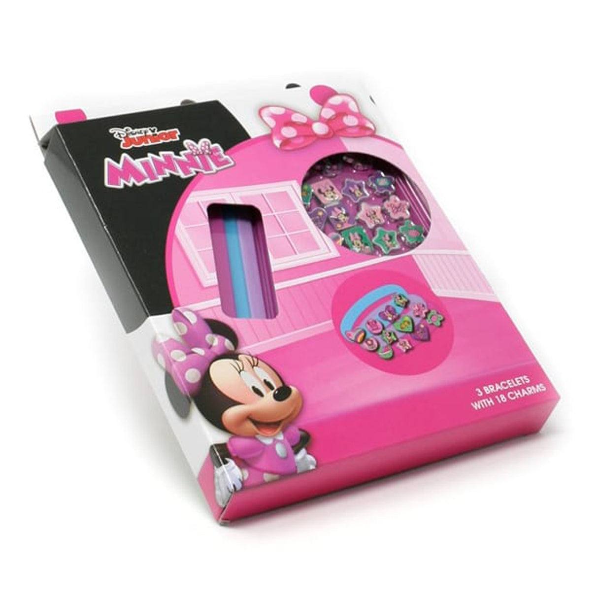 Disney Minnie Mouse Bracelets With 18 Charms Set