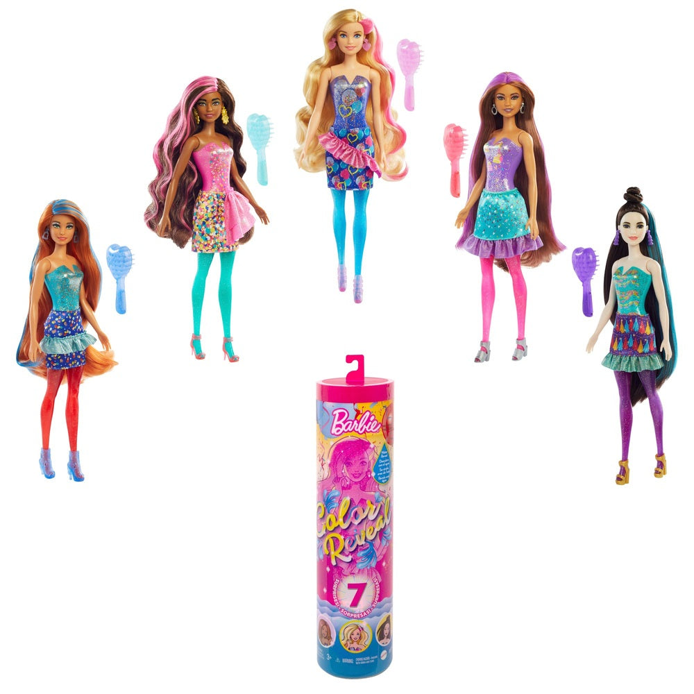 Barbie Colour Reveal Confetti Party Doll Assortment