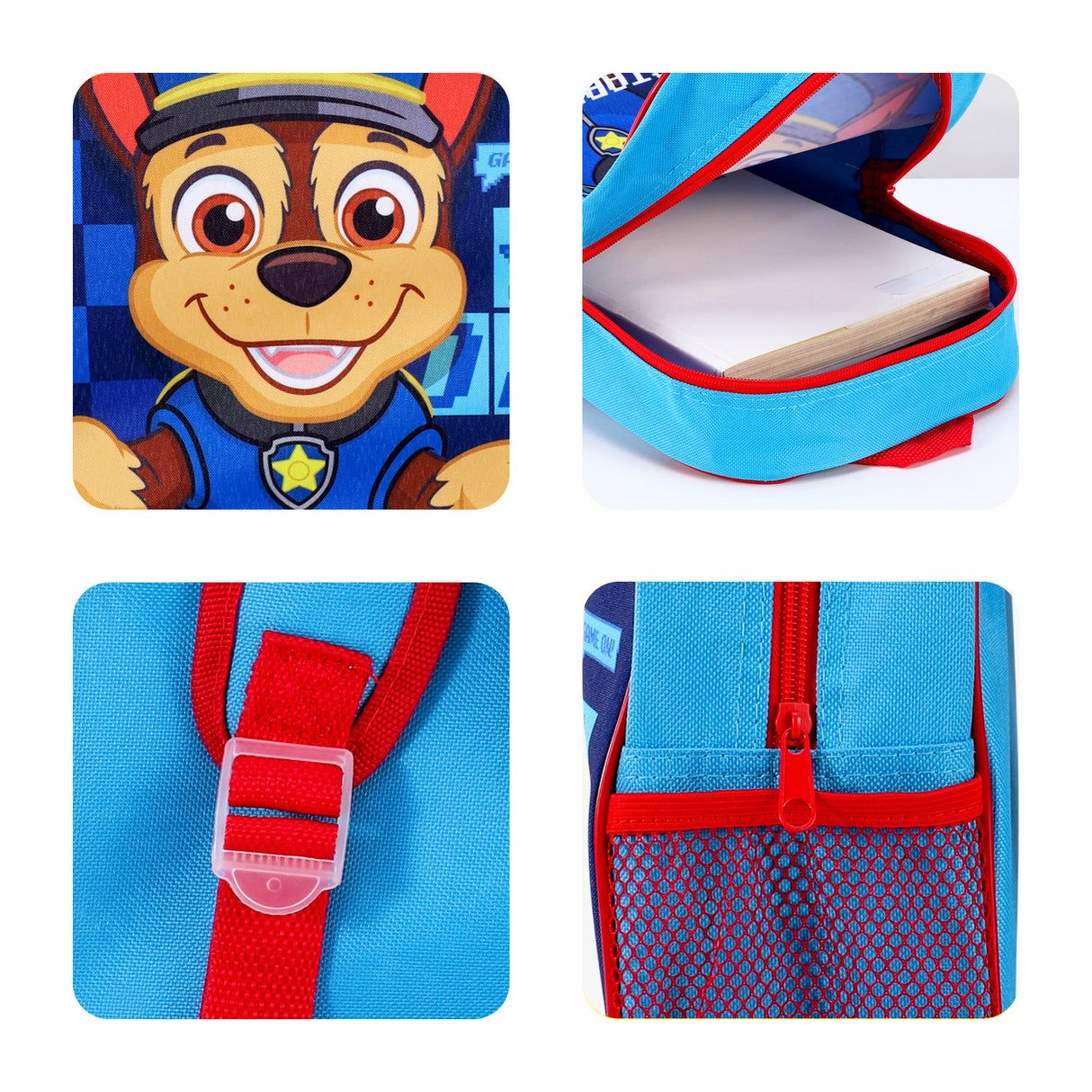 PAW Patrol Chase 'Start' Fabric Kids Preschool Backpack