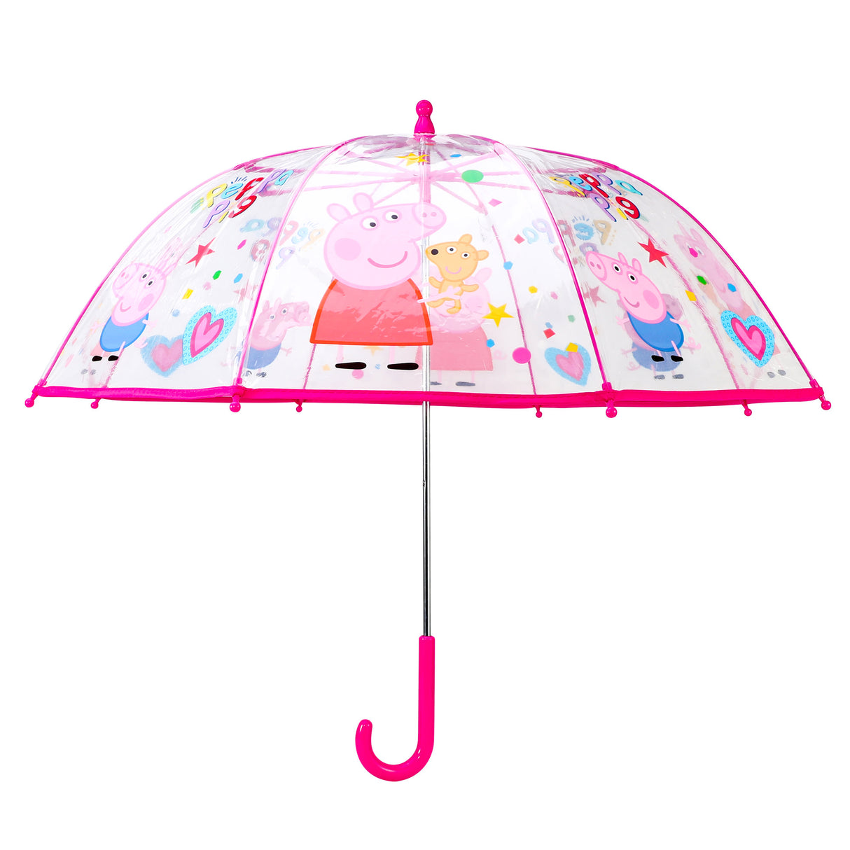 Peppa Pig Kids Transparent Dome Travel Umbrella 72cm