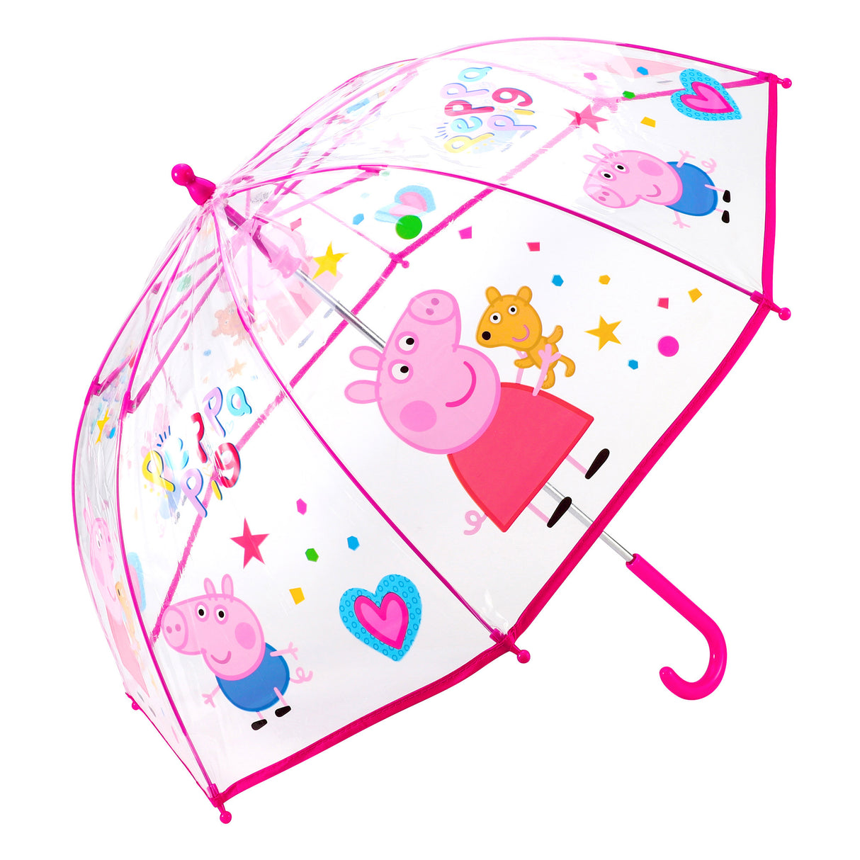 Peppa Pig Kids Transparent Dome Travel Umbrella 72cm