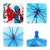 Marvel Spider-Man Kids Transparent Dome Kids Travel Umbrella 72cm