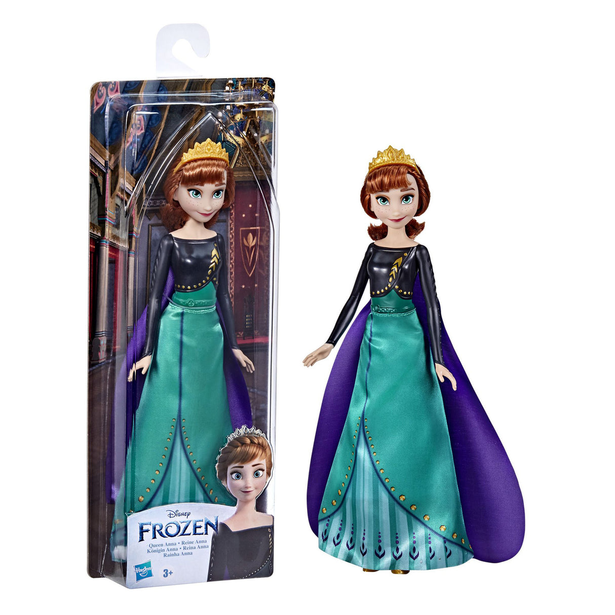 Disney Frozen Queen Anna Shimmer Fashion Doll