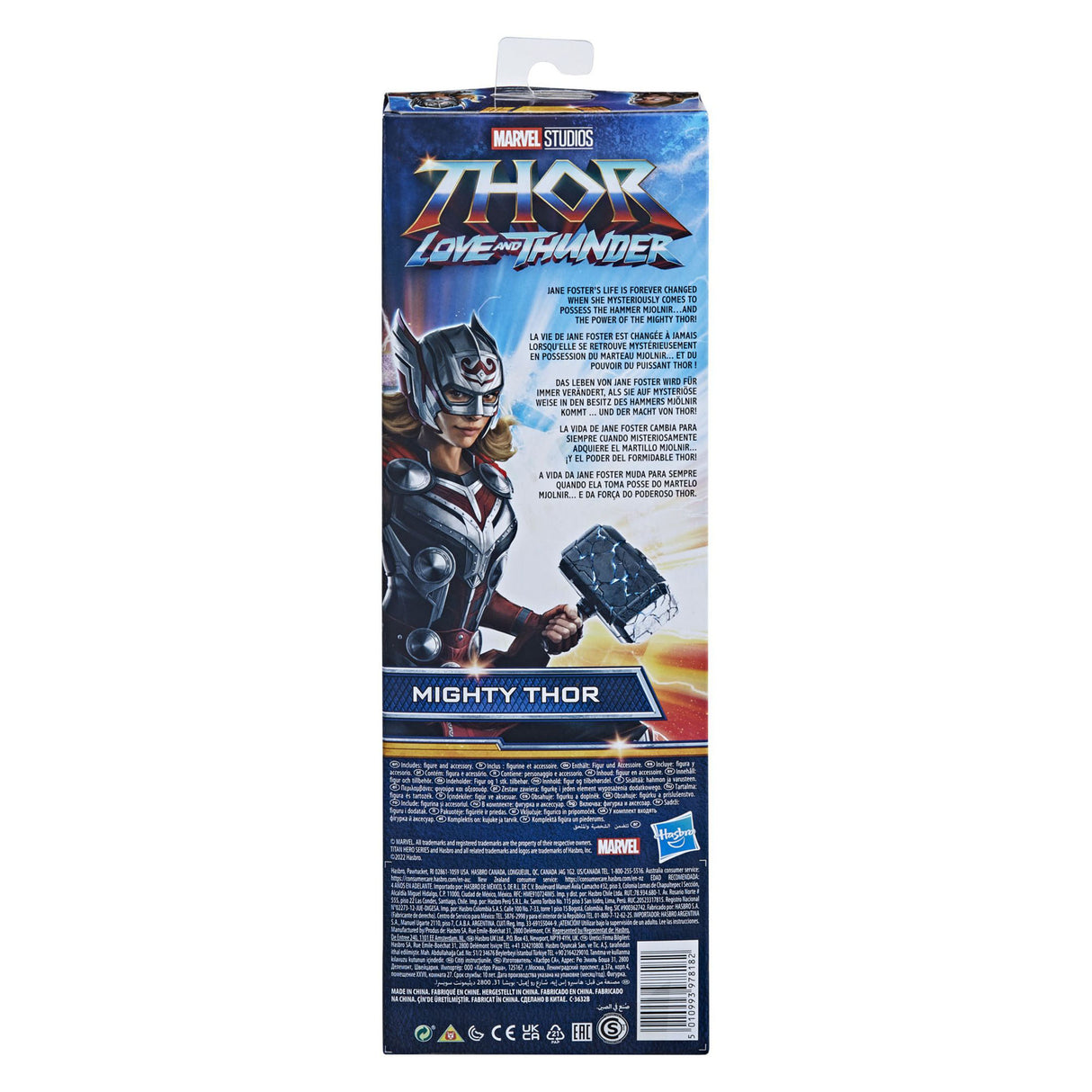 Marvel Thor Love And Thunder Titan Hero Series Mighty Thor Action Figure